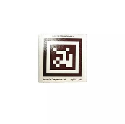 Бирка металла кода AR квадрата постоянная отслеживая керамическая управление запоминающими устройствами 70 x 70mm