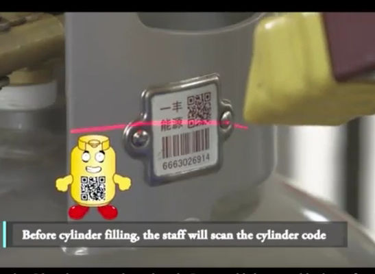 Сопротивление 1900F ярлыка кода штриховой маркировки цилиндра Xiangkang высокотемпературное для управлять цилиндрами LPG