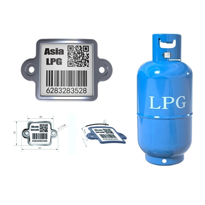 Ярлыки имущества коррозионной устойчивости QR штрихкода цилиндра LPG Trackable