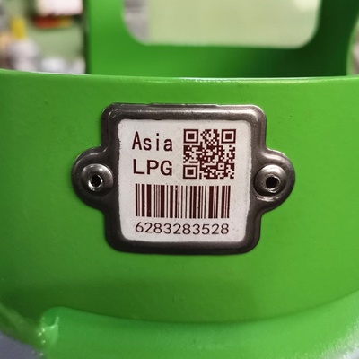 Код штриховой маркировки цилиндра ориентированного на заказчика металла керамический маркирует для газового баллона пропана