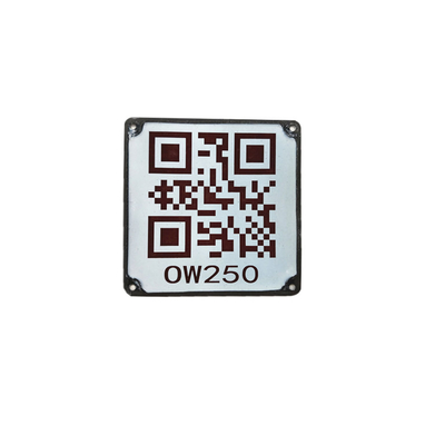Цилиндр LPG квадрата отслеживая Nameplate кода QR для подающей тележки