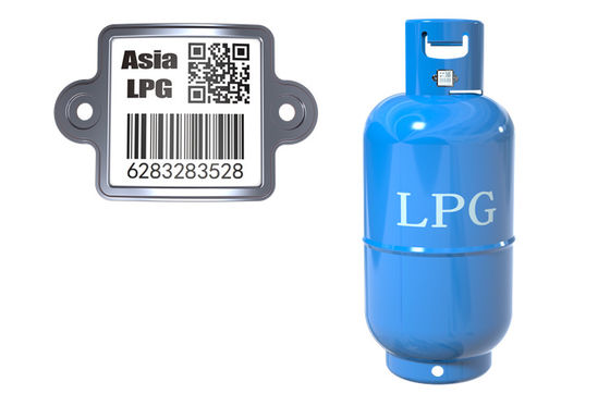 Ломкий цилиндр Outdoors отслеживая штрихкод LPG и код QR
