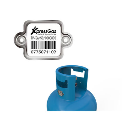 Бывший-защитное развертки цифров Indentity ярлыка кода штриховой маркировки цилиндра  LPG Bendable Анти--УЛЬТРАФИОЛЕТОВОЕ